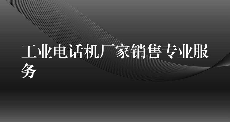 工業(yè)電話機(jī)廠家銷售專業(yè)服務(wù) 工業(yè)電話機(jī)廠家銷售專業(yè)服務(wù)
