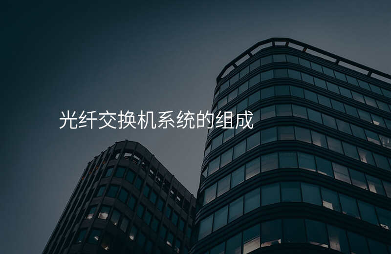  光纖交換機(jī)系統(tǒng)的組成