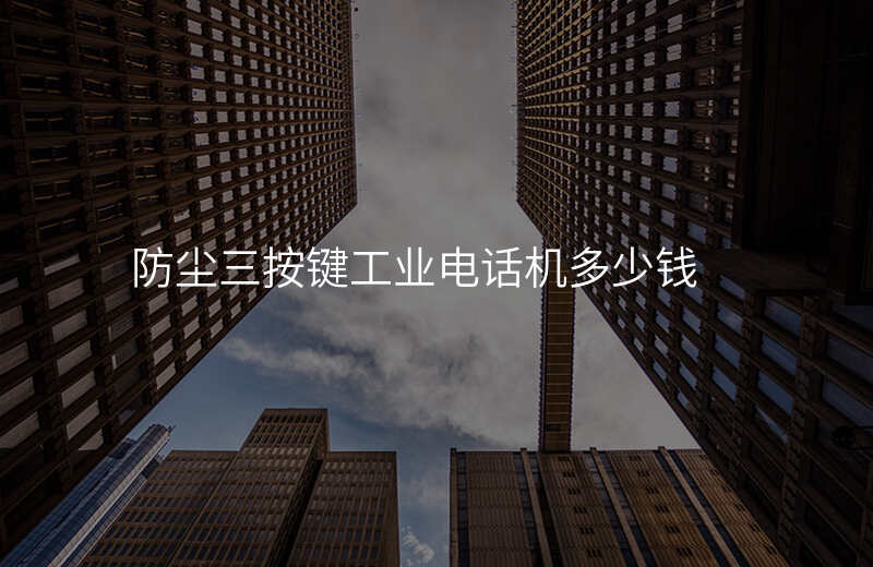  防塵三按鍵工業(yè)電話機多少錢