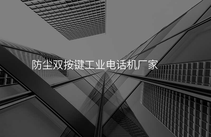  防塵雙按鍵工業(yè)電話機(jī)廠家